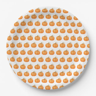 Cute Pumpkin Paper Plate