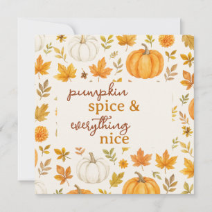 Cute Pumpkin Pattern Thanksgiving