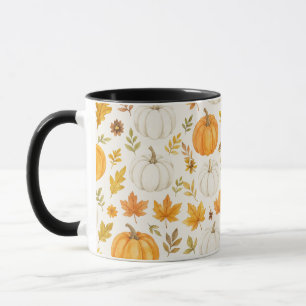 Cute Pumpkin Pattern   Thanksgiving  Mug