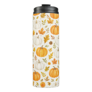 Cute Pumpkin Pattern   Thanksgiving  Thermal Tumbler