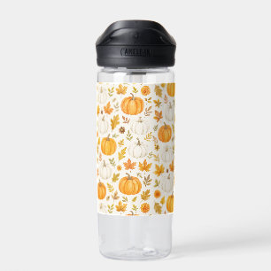 Cute Pumpkin Pattern Thanksgiving Water Bottle
