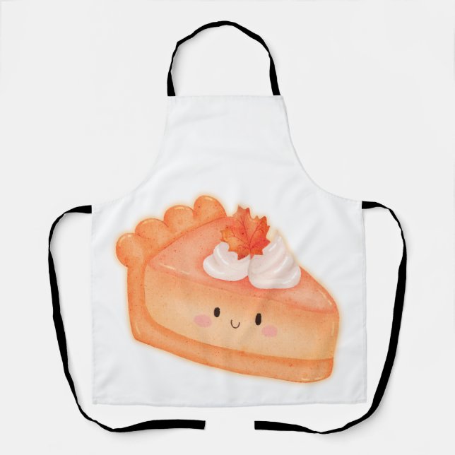 Cute Pumpkin Pie Slice Apron (Front)