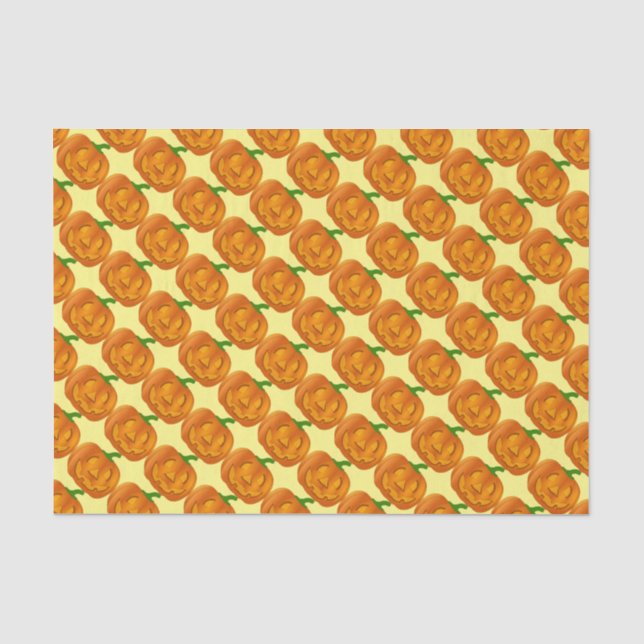 Cute Pumpkin Tissue Paper (Front)