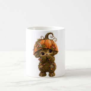 Cute Pumpkin Woodland Creature Mug – Autumn Hallow
