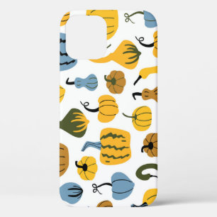 Cute Pumpkins Cartoon Hand Drawn iPhone 12 Case