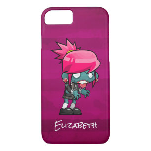 Cute Punk Rock Zombie Girl Personalized iPhone 8/7 Case