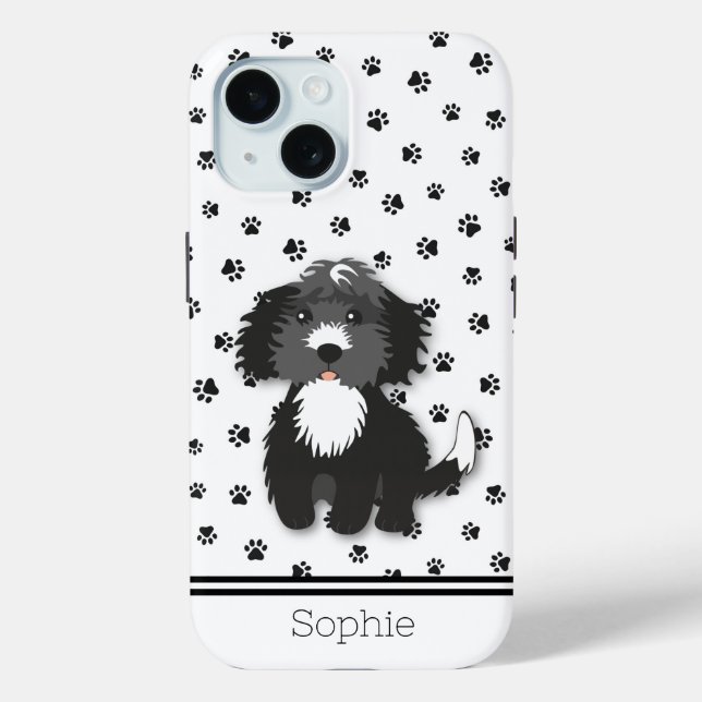 Cute Pup Custom Case-Mate iPhone Case (Back)
