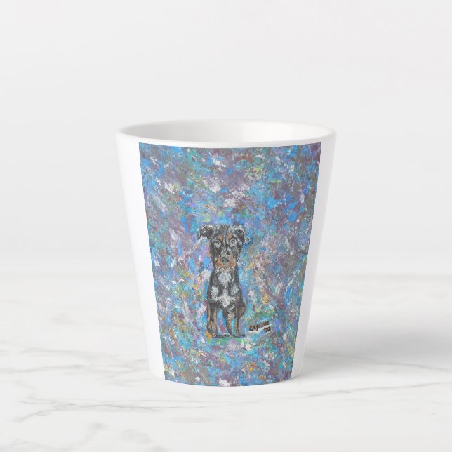 Cute Pup Latte Mug (Front)