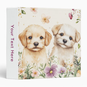 Cute Puppies Binder