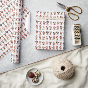 Cute Puppies Christmas Wrapping Paper