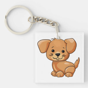 Cute Puppies Cute Funny and Smart dog Keychain