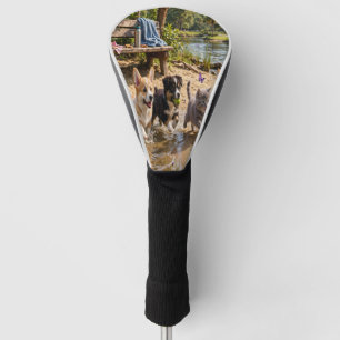  Cute Puppies & Kittens Riverside Adventure Golf  Head Cover