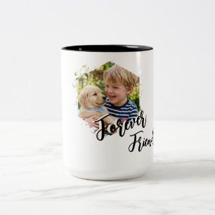 Cute Puppy And Dog Designed Two-Tone Coffee Mug