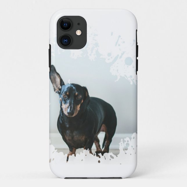 Cute Puppy Artwork Case-Mate iPhone Case (Back)