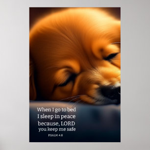 Cute Puppy Bible  Poster