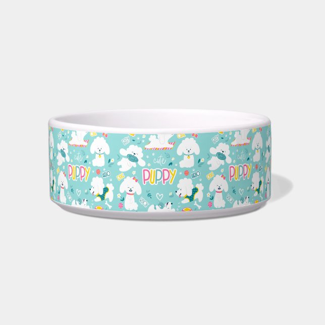 Cute Puppy  Bowl (Front)