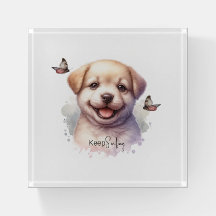 Cute Puppy Butterfly Keep Smiling