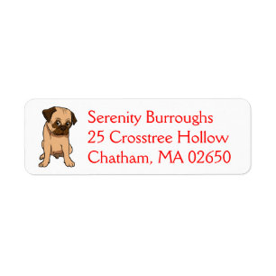 Cute Puppy Cartoon Dog Lover Rescue Mom Funny Pug