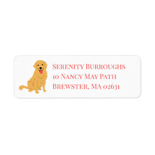 Cute Puppy Cartoon Dog Mom Golden Retriever
