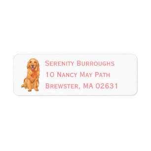 Cute Puppy Cartoon Dog Mom Golden Retriever