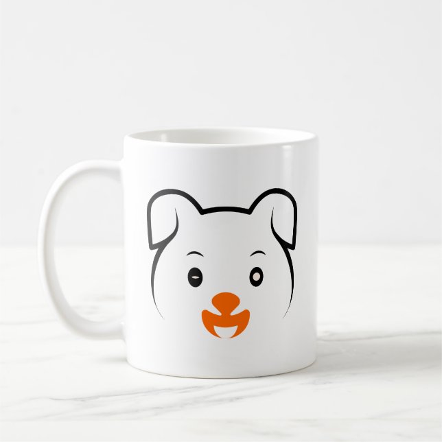 Cute Puppy Coffee Mug (Left)