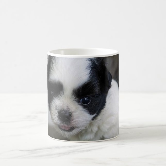 cute puppy coffee mug (Center)