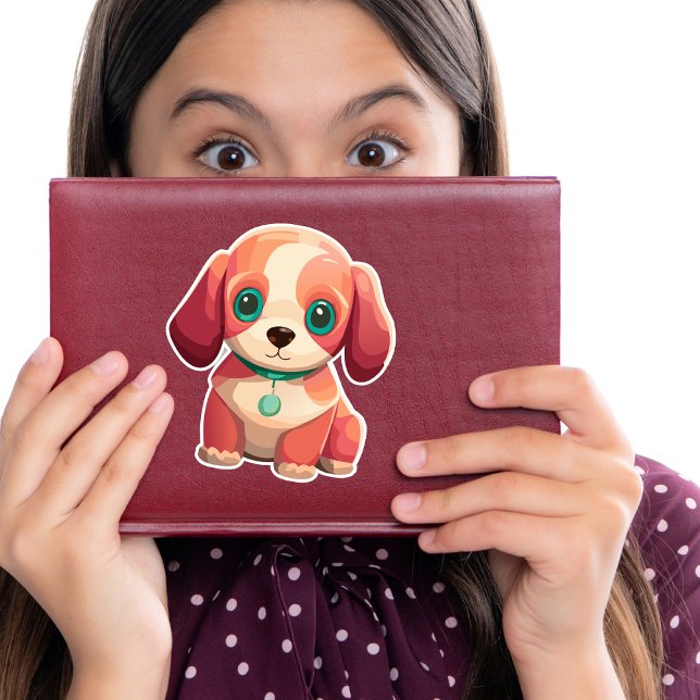 Cute Puppy Decorative Sticker  (Creator Uploaded)