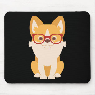 Cute Puppy Dog Cartoon Pembroke Welsh Corgi Mouse Pad