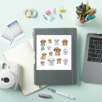 Cute Puppy Dog emoji Stickers 