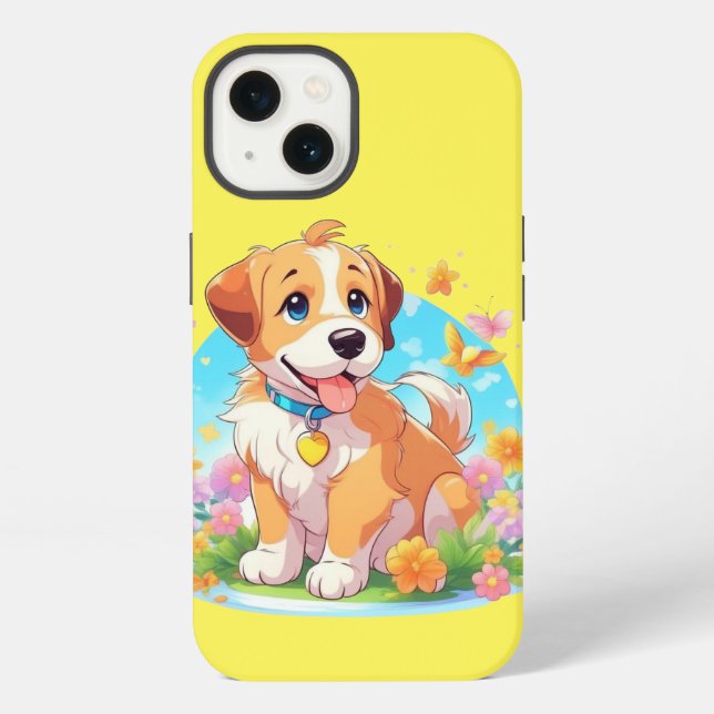 Cute Puppy Dog iPhone Case (Back)