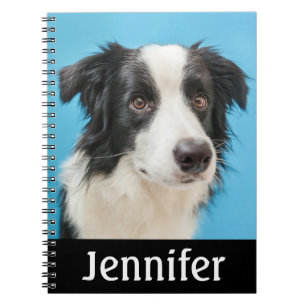 Cute Puppy Dog Lover Border Collie Notebook