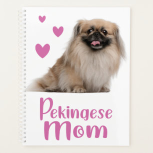 Cute Puppy Dog Lover Mom Gift Pekingese Planner