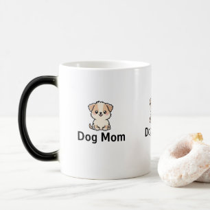 Cute Puppy Dog Mom Magic Mug