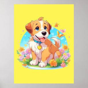 Cute Puppy Dog Poster