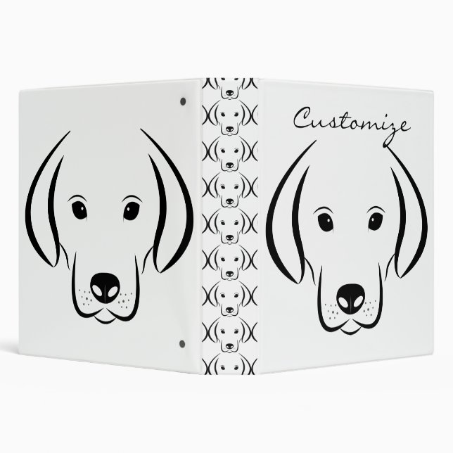 Cute Puppy Face Thunder_Cove  Binder (Background)