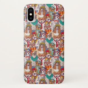 Cute Puppy Fashion Pattern Case-Mate iPhone Case