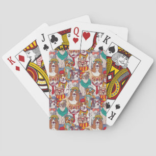 Cute Puppy Fashion Pattern Playing Cards