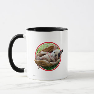 Cute Puppy in a Baseball Mitt Mug