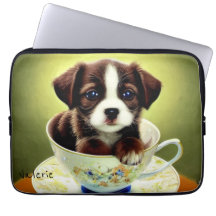 Cute Puppy in a Teacup
