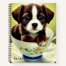 Cute Puppy in a Teacup