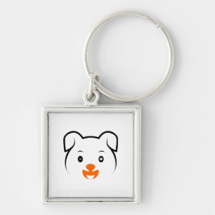 Cute Puppy Keychain