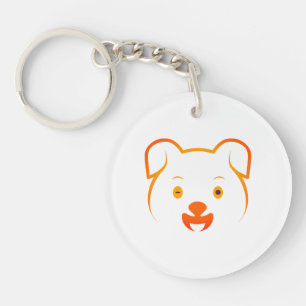 Cute Puppy Keychain
