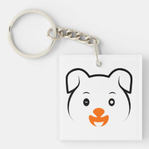 Cute Puppy Keychain