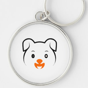 Cute Puppy Keychain