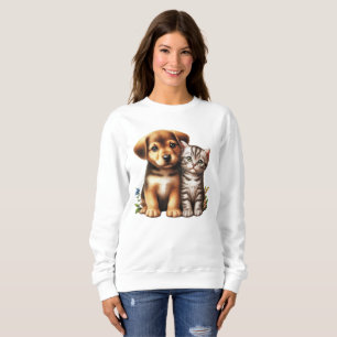 Cute puppy/kitten  sweatshirt