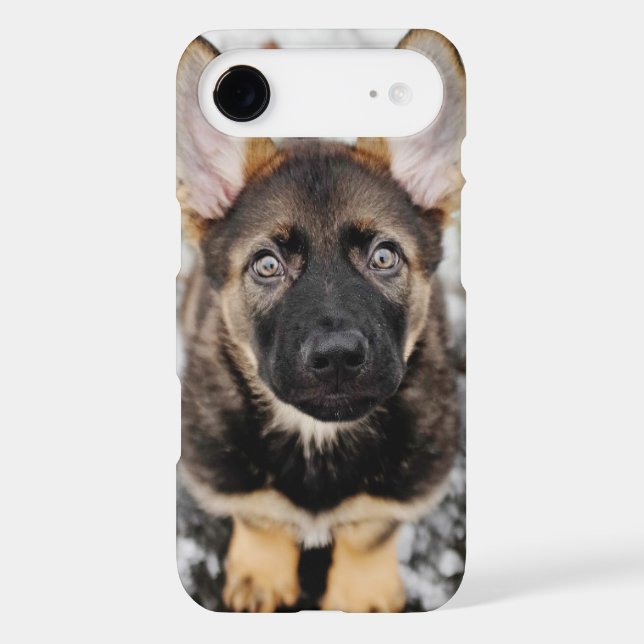 Cute Puppy Looking Up Case-Mate iPhone Case (Back)