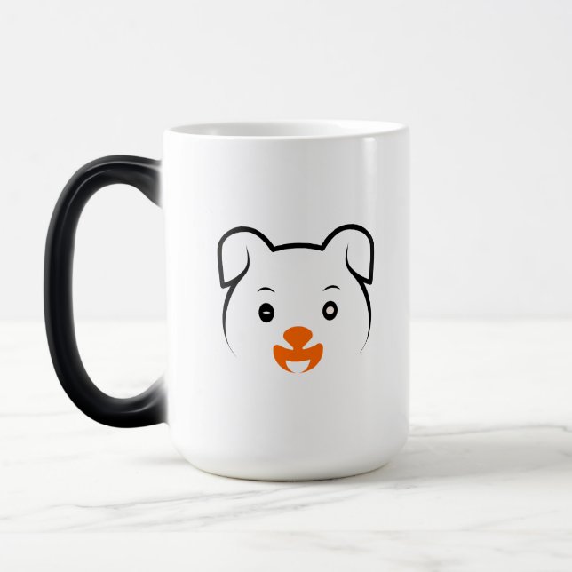Cute Puppy Magic Mug (Left)
