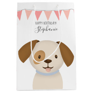 Cute Puppy Medium Gift Bag