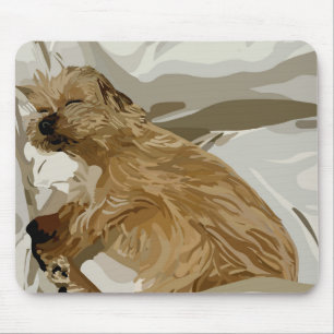 Cute puppy  mouse pad