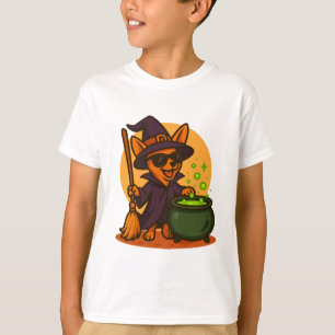 Cute puppy outline design for kids clothing, baby  T-Shirt